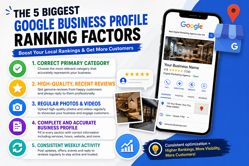 Local Business Profile ranking factors 2026