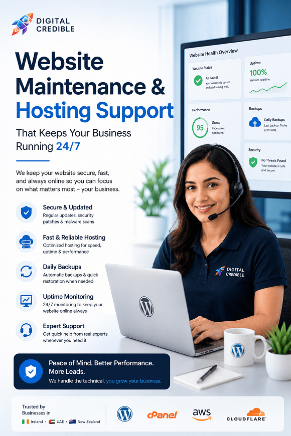 Website Maintenance & Hosting Support Everytime
