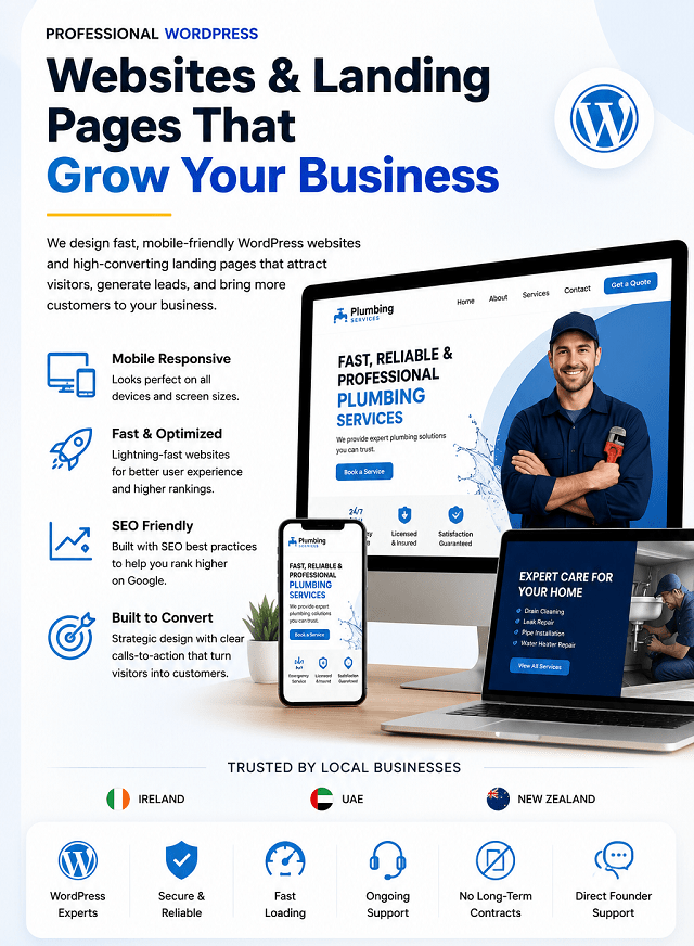Website and Landing Pages grow business